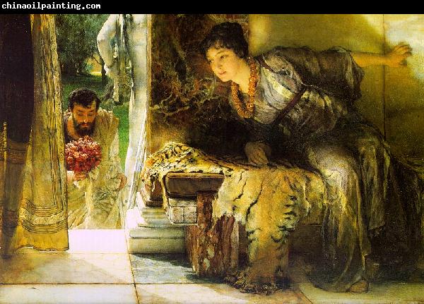 Alma Tadema Welcome Footsteps