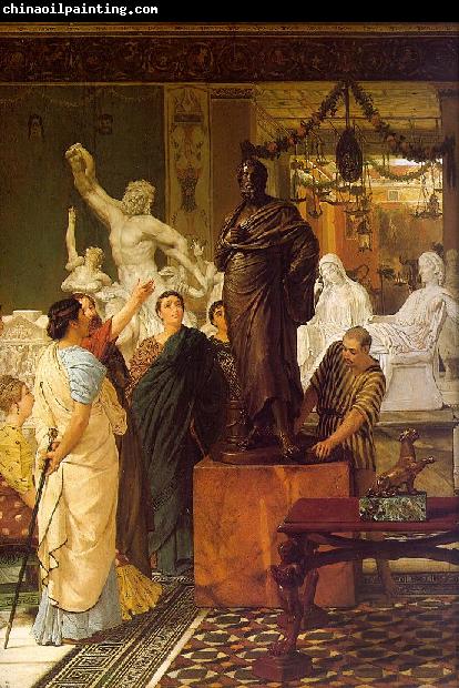Alma Tadema A Sculpture Gallery