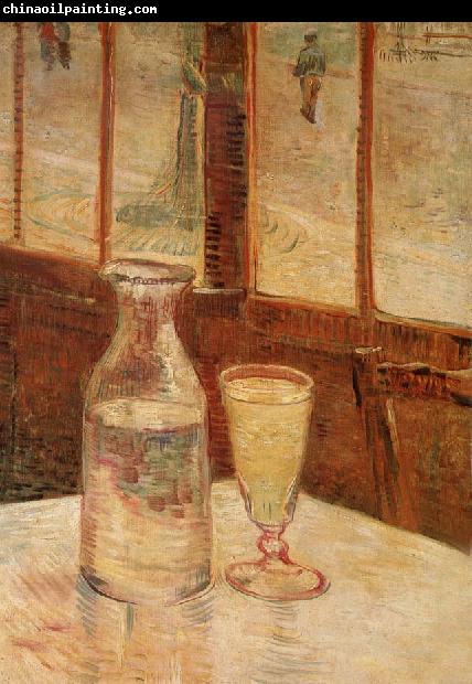 Vincent Van Gogh An absinthe glass and water decanter