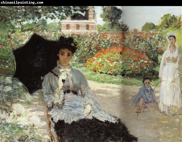 Claude Monet Camille in the Garden with Jean and his Nanny