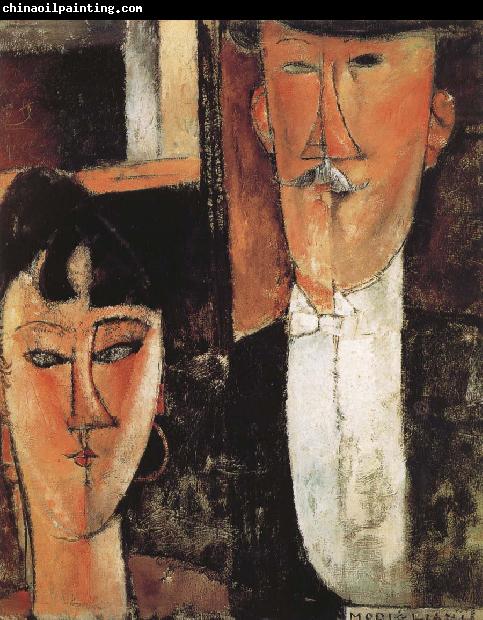 Amedeo Modigliani Bride and Groom