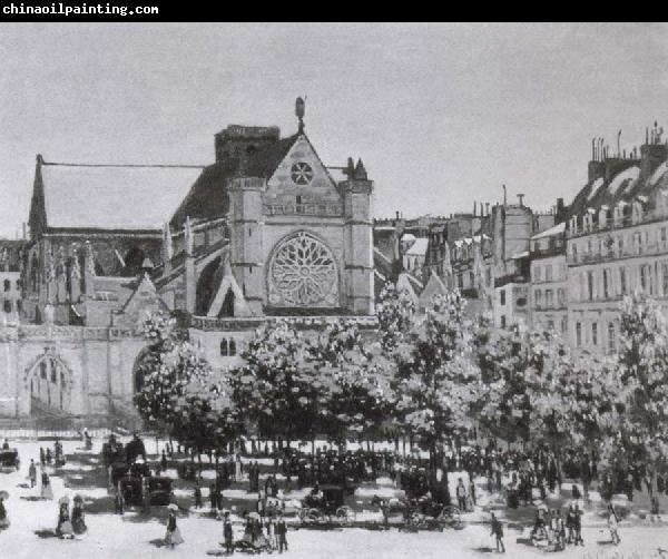 Claude Monet The Church of St Germain i-Auxerrois in Paris