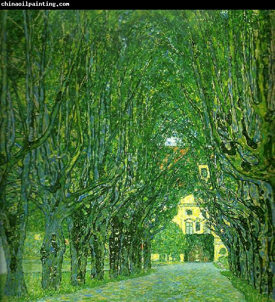 Gustav Klimt allea i slottet kammers park