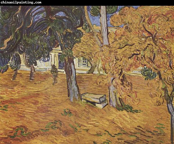 Vincent Van Gogh Der Park des Spitals St-Paul in Saint-Remy