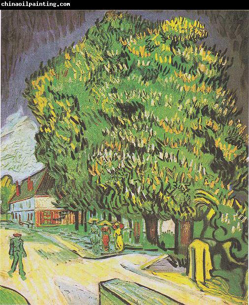 Vincent Van Gogh Blooming chestnut trees