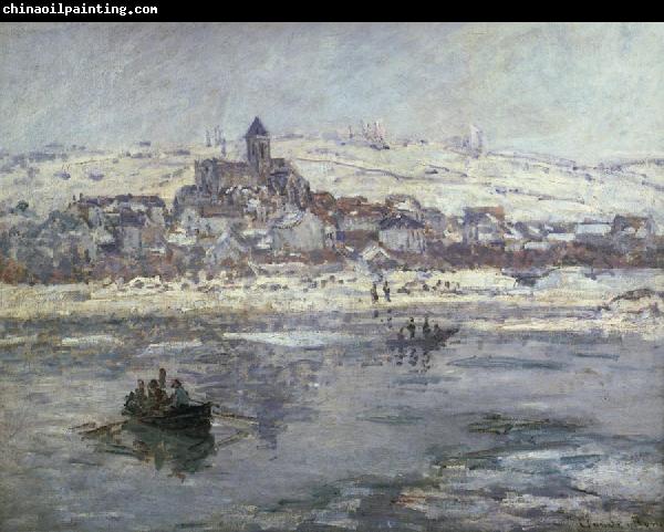 Claude Monet Vetheuil in winter