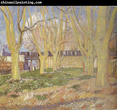 Vincent Van Gogh Avenue of Plane Trees near Arles Station (nn04)