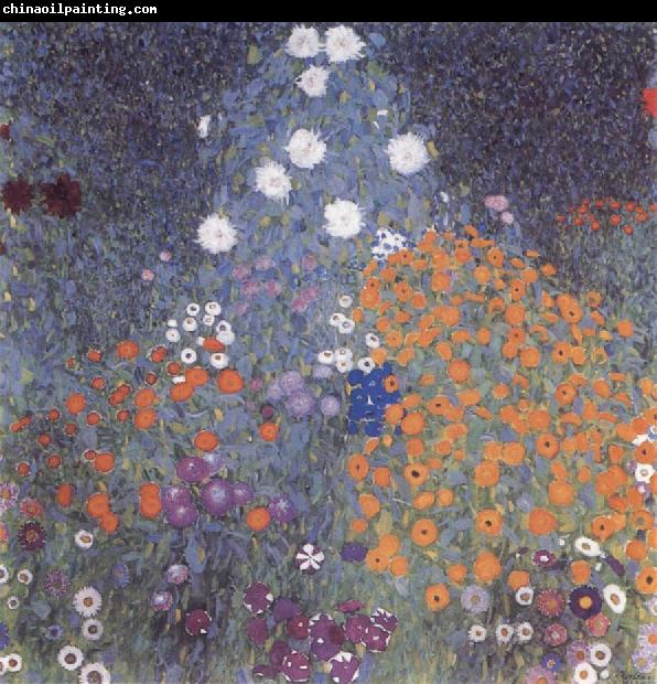 Gustav Klimt Flower Garden